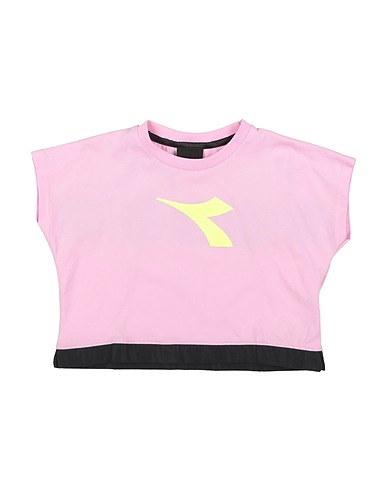 DIADORA T-shirt Pink 100% Cotton