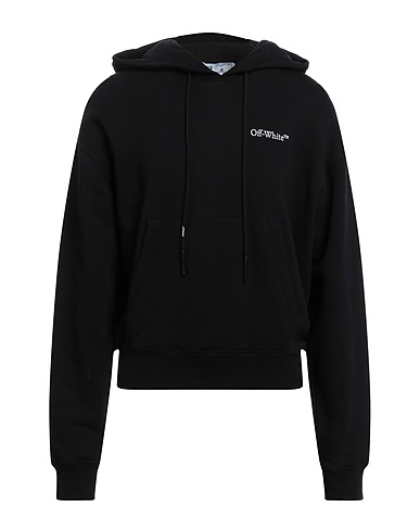 OFF-WHITE™ Hooded track jacket  Black 100% Cotton, Elastane