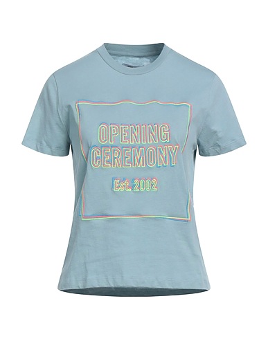 OPENING CEREMONY T-shirt Sky blue 100% Cotton