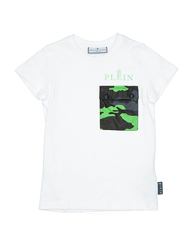 PHILIPP PLEIN T-shirt White 100% Cotton, Elastane, Polyester