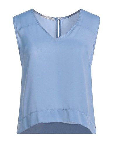 BIANCOGHIACCIO Top Light blue 97% Polyester, 3% Elastane
