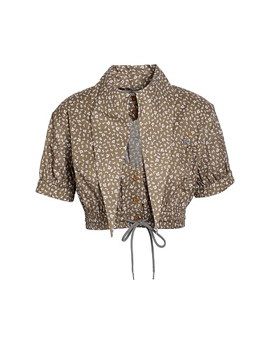 VIVIENNE WESTWOOD Patterned shirts & blouses Khaki 100% Organic cotton