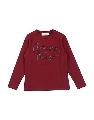 VICOLO T-shirt Bordeaux 90% Cotone, 10% Elastan