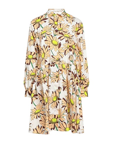 LE SARTE PETTEGOLE Shirt dress Ivory 100% Cotton