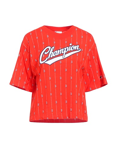 CHAMPION T-shirt Red 100% Cotton