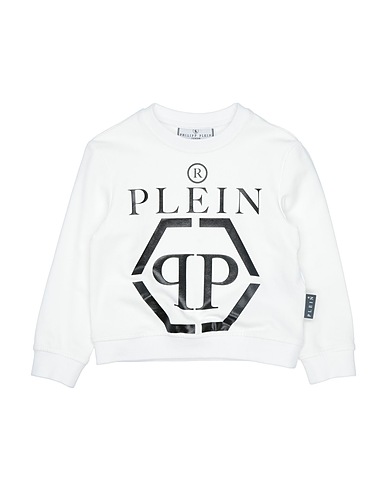 PHILIPP PLEIN Sweatshirt Weiß 95% Baumwolle, 5% Elastan