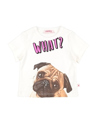 KONTATTO T-shirt Bianco 93% Cotone, 7% Elastan