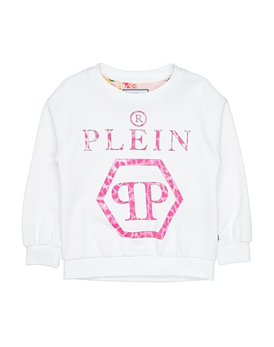 PHILIPP PLEIN Sweatshirt White 50% Polyamide, 50% Cotton, Elastane