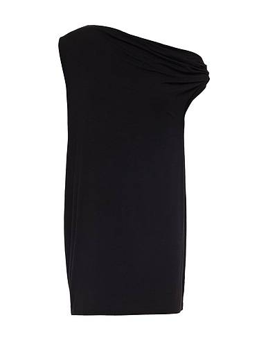 ENZA COSTA Off-the-shoulder top Black 87% Viscose, 10% Silk, 3% Lycra®