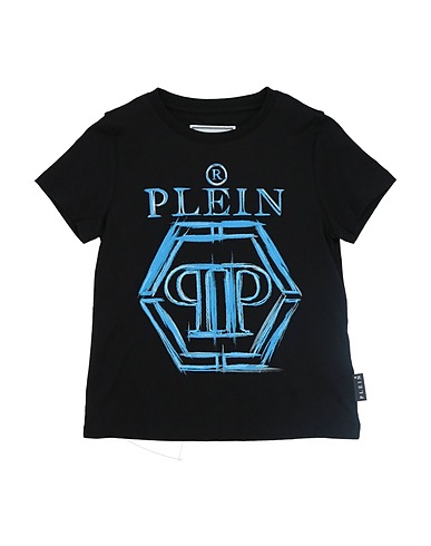 PHILIPP PLEIN T-shirt Black 100% Cotton, Elastane