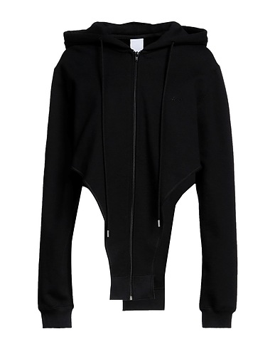 A·C·9 Hooded track jacket  Black 100% Cotton