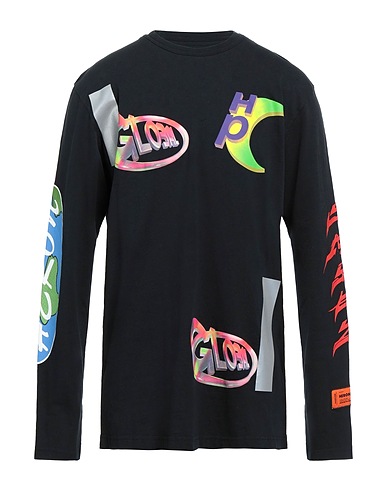 HERON PRESTON T-shirt Black 100% Cotton