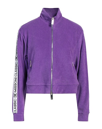 M MISSONI Felpa Viola 100% Cotone
