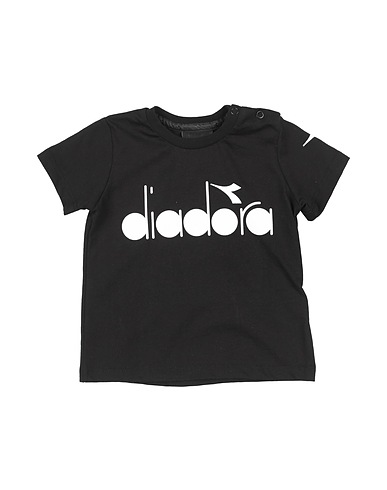 DIADORA T-shirt Nero 100% Cotone