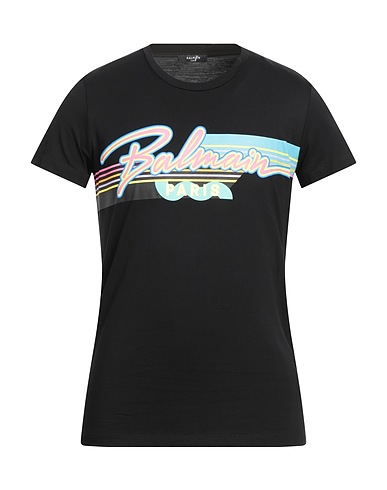 BALMAIN T-shirt Black 100% Cotton