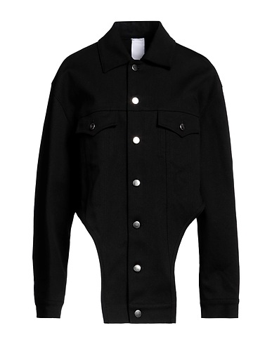 A·C·9 TOPS & TEES Black 98% Cotton, 2% Elastane