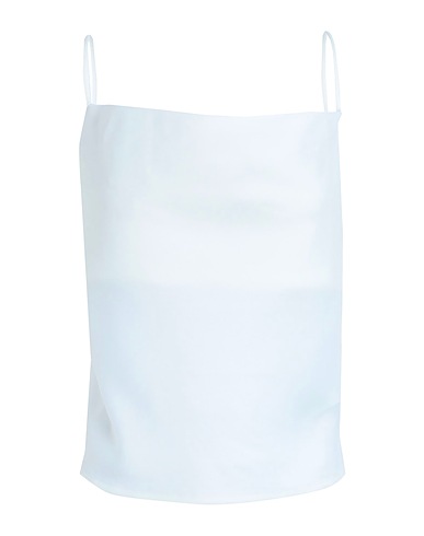 PIECES Cami White 97% Polyester, 3% Elastane