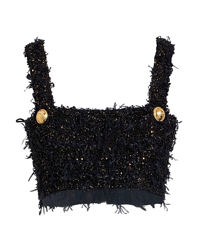 BALMAIN Top 44% Polyamide, 37% Viscose, 19% Polyester