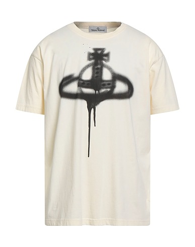 VIVIENNE WESTWOOD T-shirt Panna 100% Cotone organico