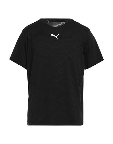 PUMA Basic T-Shirt Black 87% Polyester, 13% Elastane