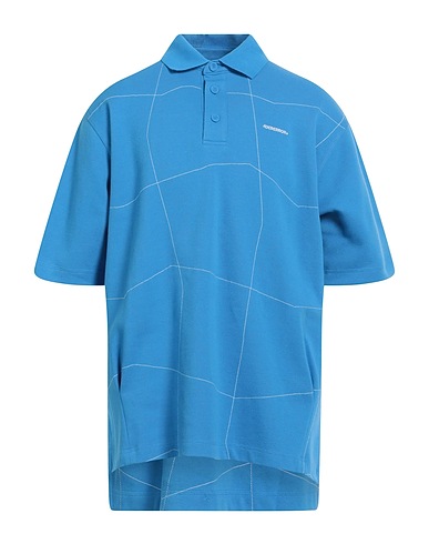 ADER ERROR Polo Azzurro 70% Cotone, 30% Poliestere