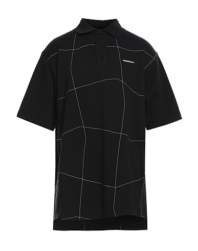 ADER ERROR Polo Nero 70% Cotone, 30% Poliestere