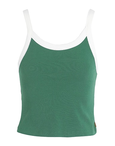 LEVI'S Vest GT TANK  Green 57% Cotton, 38% Polyester, 5% Elastane