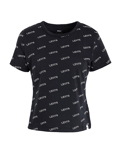 LEVI'S T-shirt GRAPHIC RICKIE TEE 
 Black 95% Cotton, 5% Elastane