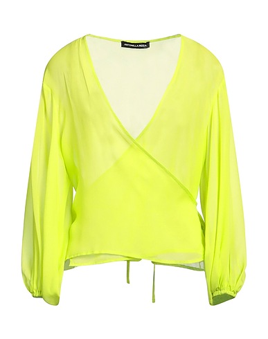 ANTONELLA RIZZA Silk top Lime green 100% Silk