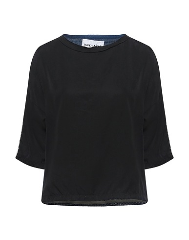 BRAND UNIQUE T-shirt Black 50% Lyocell, 30% Polyester, 20% Cotton