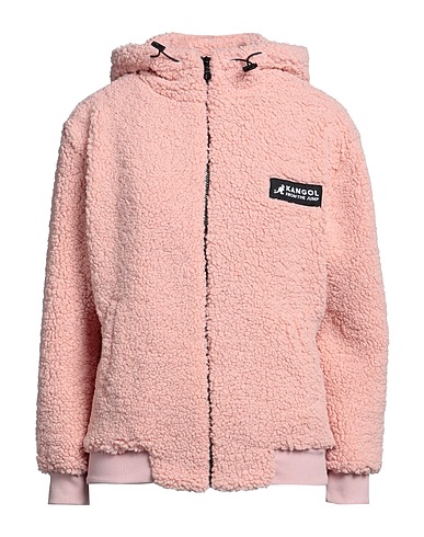 KANGOL Teddy Coat Light pink 100% Polyester