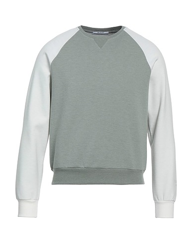 AT.P.CO Sweatshirt Sage green 67% Polyester, 27% Viscose, 6% Elastane