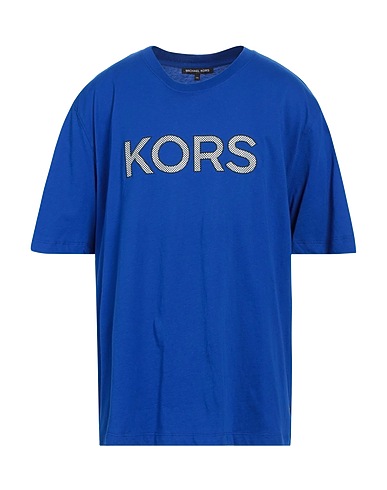 MICHAEL KORS MENS T-shirt Blu 100% Cotone