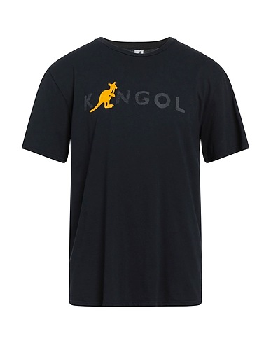 KANGOL T-shirt Nero 100% Cotone