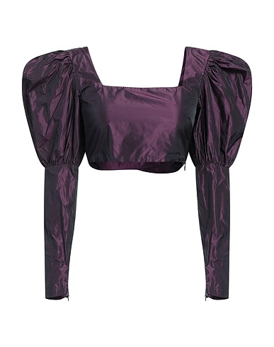 THE ANDAMANE Top Dark purple 100% Polyester