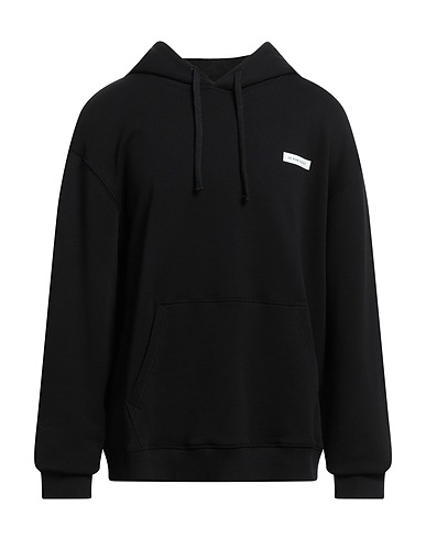 IH NOM UH NIT Felpa Nero 100% Cotone, Elastan