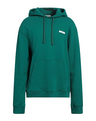 IH NOM UH NIT Felpa Verde 100% Cotone, Elastan