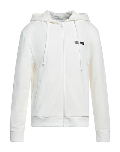 IH NOM UH NIT Hooded track jacket  Off white 100% Cotton