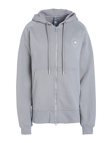 ADIDAS by STELLA McCARTNEY Hooded track jacket  adidas by Stella McCartney Sportswear Full Zip Hoodie
 Grey 60% Organic cotton, 40% Recycled polyester
