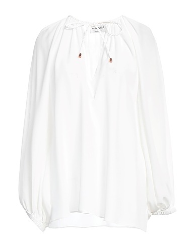PHAEONIA Silk top Off white 100% Silk
