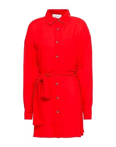 AMERICAN VINTAGE Solid colour shirts & blouses Red 100% Lyocell
