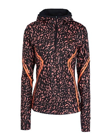 ADIDAS by STELLA McCARTNEY Футболка adidas by Stella McCartney TruePace Longsleeve Hooded Printed
 Чёрный 79% Переработанный полиэстер, 21% Переработанный эластан