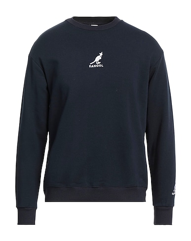 KANGOL Sweatshirt Midnight blue 100% Cotton
