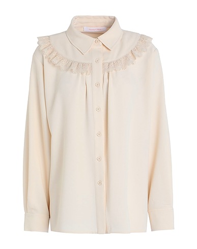 SEE BY CHLOÉ Lace shirts & blouses Ivory 100% Polyester