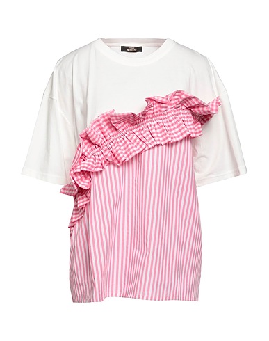 ACTITUDE by TWINSET T-shirt Bianco 100% Cotone, Poliestere