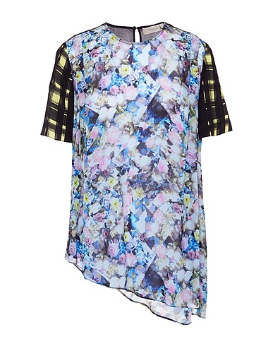 PREEN by THORNTON BREGAZZI Top Blue 100% Viscose