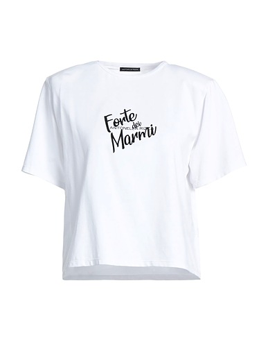 ANTONELLA RIZZA T-shirt White 48% Modal, 48% Cotton, 4% Rubber