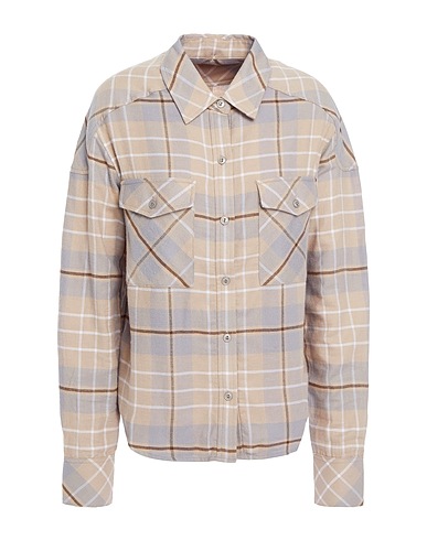 RAG & BONE Camicia a quadri Beige 60% Viscosa, 40% Cotone