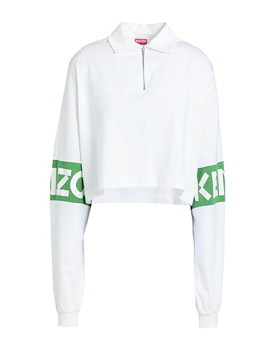 KENZO Crop top White 100% Cotton