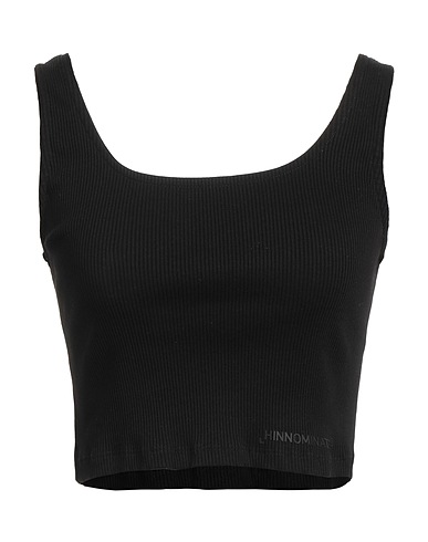 HINNOMINATE Top Black 95% Cotton, 5% Elastane
